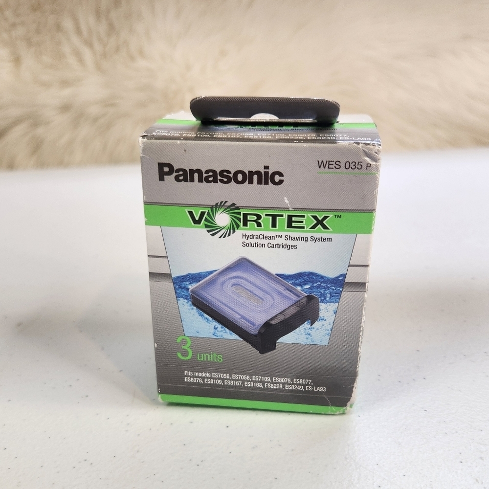 Panasonic Vortex HydraClean Shaving System 3 PACK Cartridges NEW Box Sealed